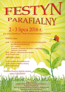 Festyn Parafialny - plakat