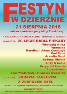 Festyn w Dzierżnie - plakat 